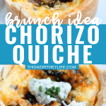 Easy quiche breakfast idea