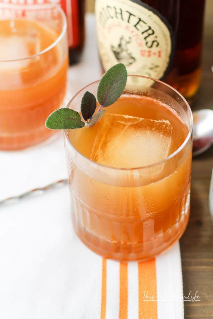 Apple Cider Bourbon Cocktail