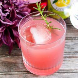 Pomegranate + Lemon Cocktail