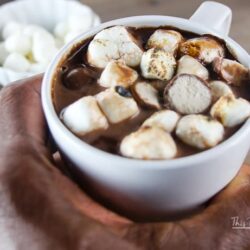 Cozy up with this hot winter drink's- a malted hot chocolate. Filled with rich chocolate, milk, and some whoppers, this quick hot chocolate recipe is ready to keep you warm on a cold winter's night. 