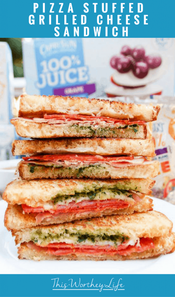 If your kids are fans of pizza and grilled cheese sandwiches, then they will love our twist on these classic food ideas, known as the Pizza Stuffed Grilled Cheese Sandwich. Pair with one of the updated Capri Sun flavors, and you've got a great lunch idea for kids!