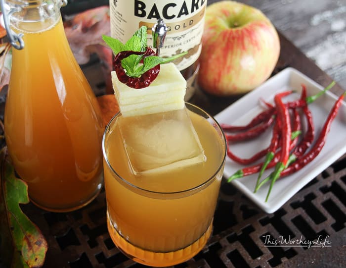 Try this Halloween Cocktail Spicy Rum Apple Cider