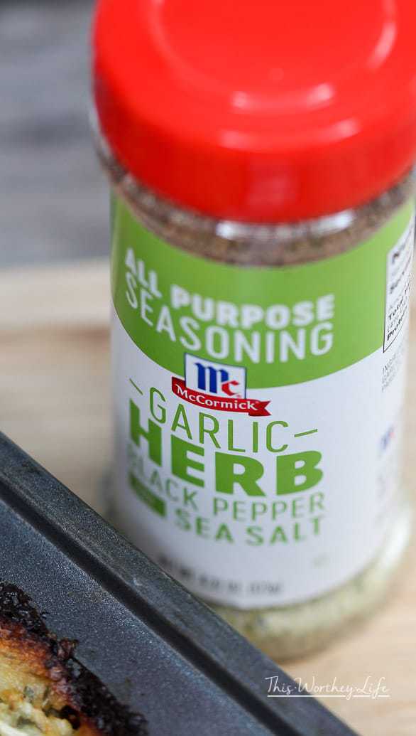 McCormick All Purpose Seasoning Garlic Herb Black Pepper & Sea