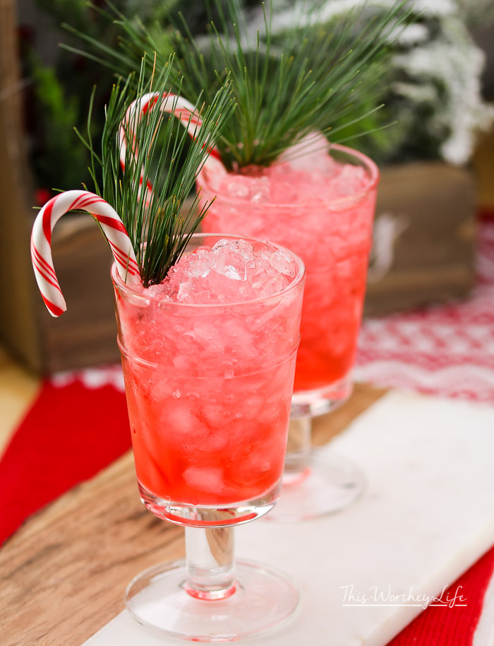 Get in the holiday mood with a drink of my Christmas Peppermint Julep. I'm taking the traditional mint julep recipe and giving it a peppermint twist. For all of my peppermint lovers, this one's for you! 