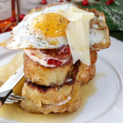 Stuffed French Toast + Strawberry Champagne Jam