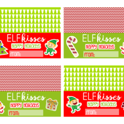 Elf on the Shelf printable Bag Toppers