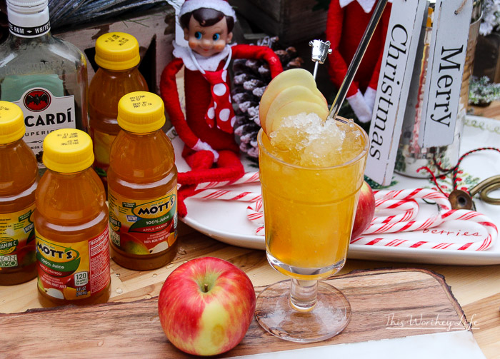 Apple Mango Juice & Rum Slush