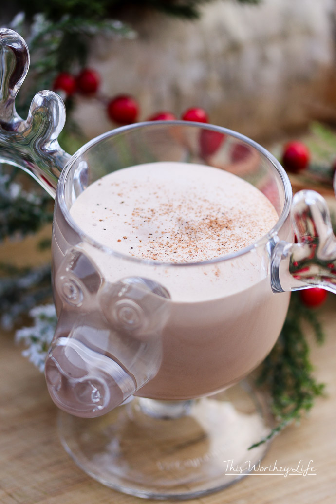 Want an eggnog recipe that doesn't require eggs? Try our Boozy Bourbon Eggnog inspired by Cousin Eddie from National Lampoon's Christmas Vacation. - Eddie's Boozy Bourbon Eggnog