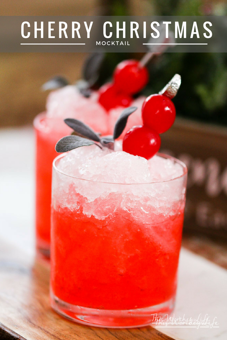 Cherry Christmas Mocktail