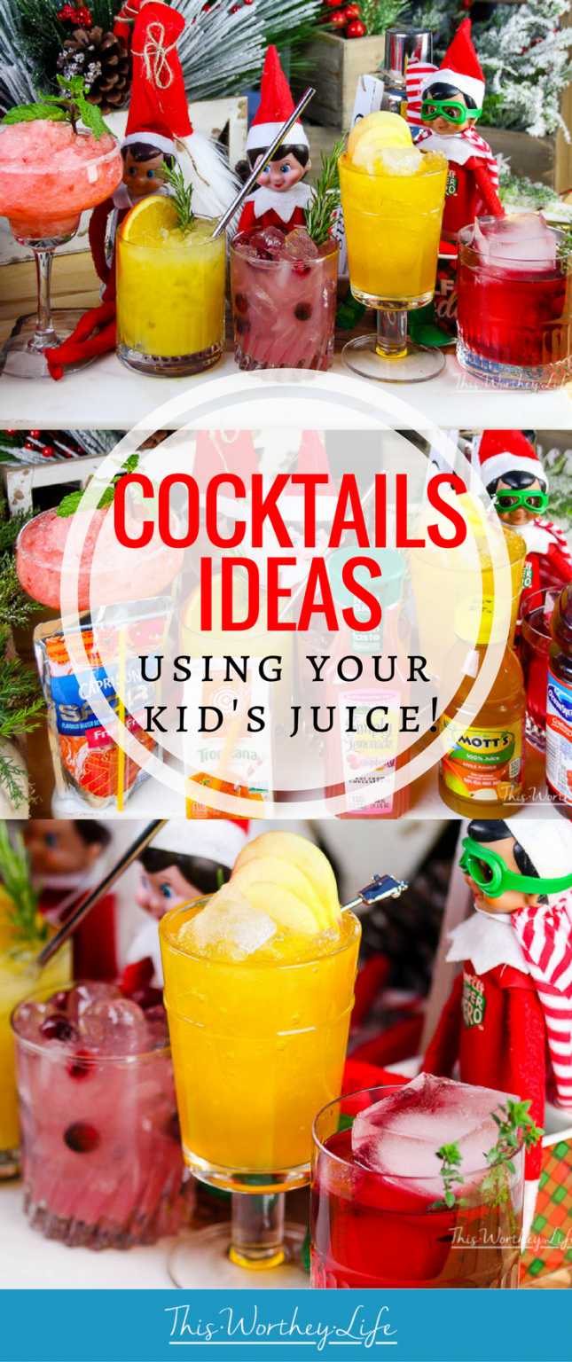 5 Cocktails using the Kid's Juice Easy Christmas Cocktails To Try
