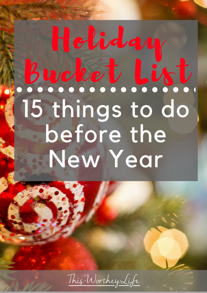 The holidays are here, and there are so many fun and festive things to do during the holidays. We've put together 15 things to do before the New Year on our holiday bucket list ideas post. Keep reading for inspiration and try something new this year! 