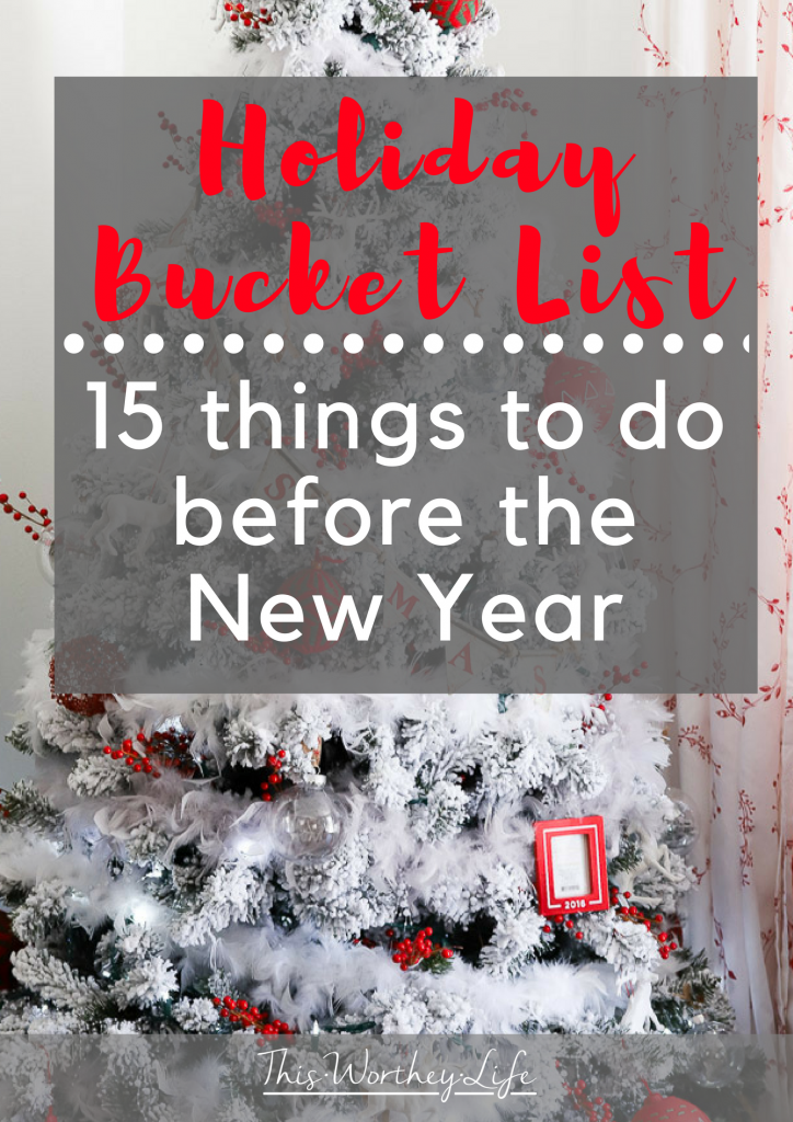 The holidays are here, and there are so many fun and festive things to do during the holidays. We've put together 15 things to do before the New Year on our holiday bucket list ideas post. Keep reading for inspiration and try something new this year! 