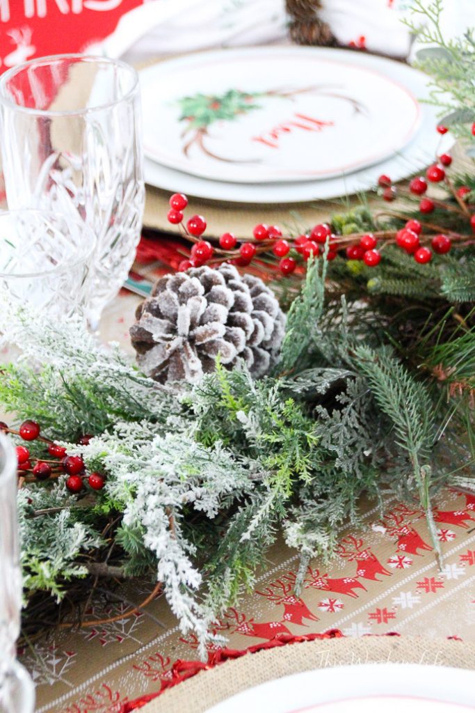 How to create a greenery-style centerpiece for a holiday dinner