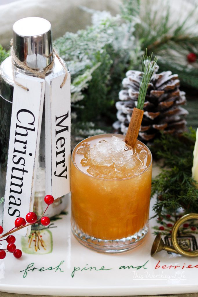 a classic manhattan cocktail