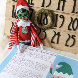 elf on the shelf welcome letter