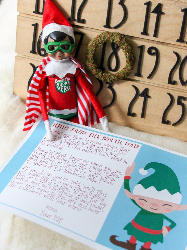 elf on the shelf welcome letter