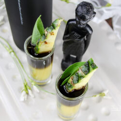  Marvel's Black Panther arrives in theaters February 16th. We're celebrating with a series of Black Panther Themed cocktails. The Chilling Mist Cocktail is made with black vodka, Sorrel Infused Simple Syrup, pineapple juice, and a pineapple garnish. Grab the recipe below and great ready to celebrate all things, Black Panther! 