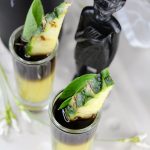  Marvel's Black Panther arrives in theaters February 16th. We're celebrating with a series of Black Panther Themed cocktails. The Chilling Mist Cocktail is made with black vodka, Sorrel Infused Simple Syrup, pineapple juice, and a pineapple garnish. Grab the recipe below and great ready to celebrate all things, Black Panther! 