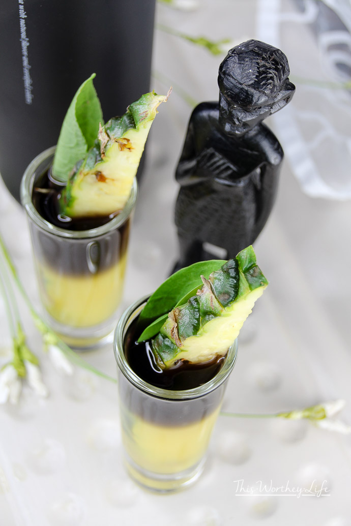 Marvel's Black Panther arrives in theaters February 16th. We're celebrating with a series of Black Panther Themed cocktails. The Chilling Mist Cocktail is made with black vodka, Sorrel Infused Simple Syrup, pineapple juice, and a pineapple garnish. Grab the recipe below and great ready to celebrate all things, Black Panther!
