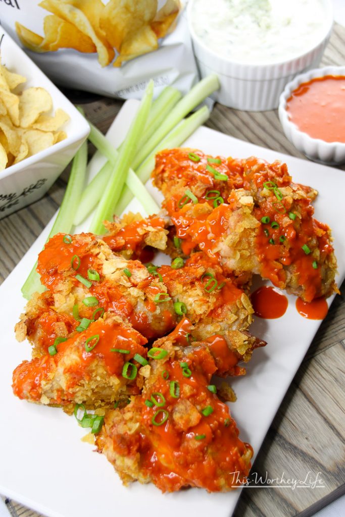 Potato Chip Buffalo Wings 