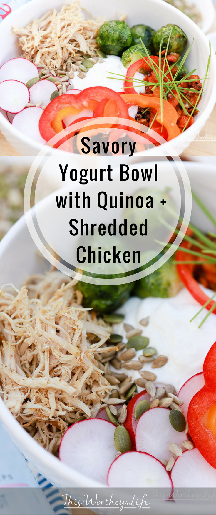 Savory Yogurt Bowl with Quinoa and Chicken