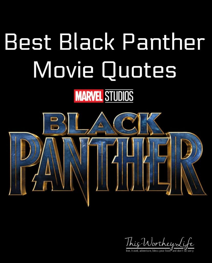 Find the best, funny and powerful quotes from Marvel's Black Panther movie. Read on for the Black Panther Quotes from the movie. 