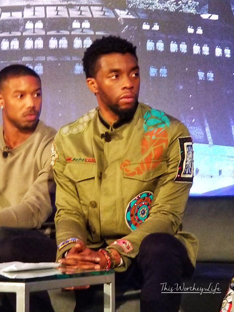 Chadwick Boseman Black Panther Movie Press Conference