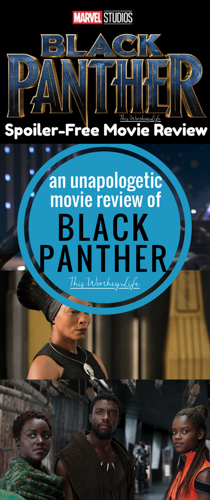 Get an honest review of Marvel's Black Panther Movie. This is a spoiler-free movie review of Marvel's Black Superhero movie. I'm sharing themes expressed throughout this Black Panther Movie Review.