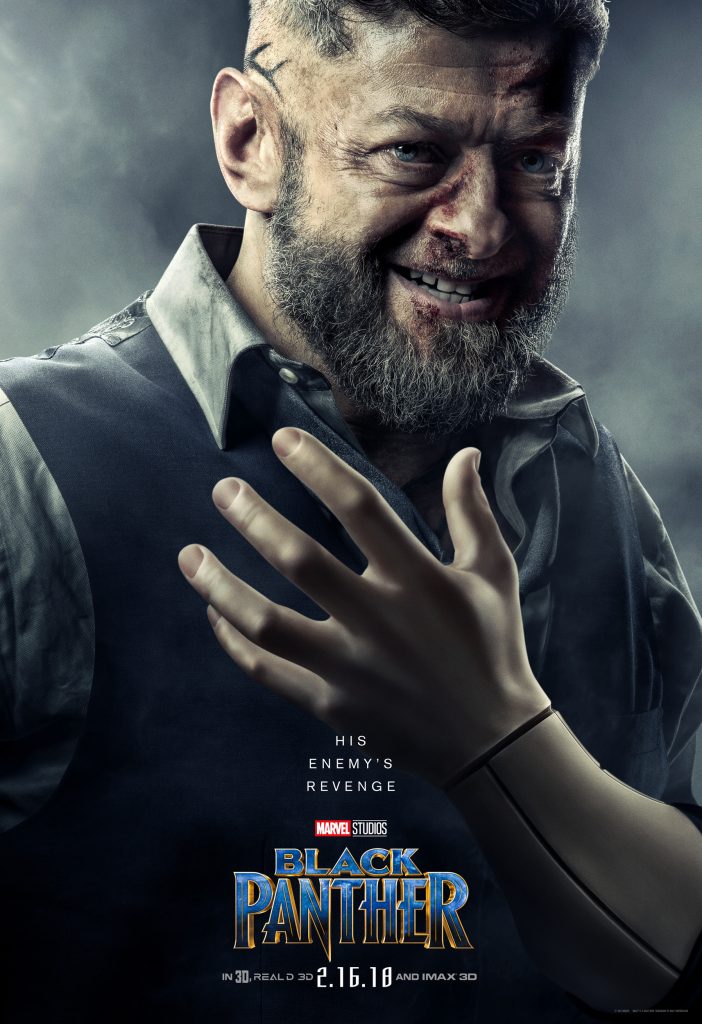 Andy Serkis in Black Panther | Black Panther Poster