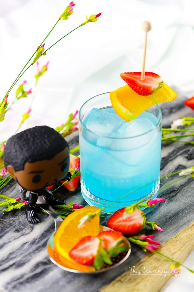 Learn how to make the Vibranium Black Panther Cocktail with hypnotic liquor