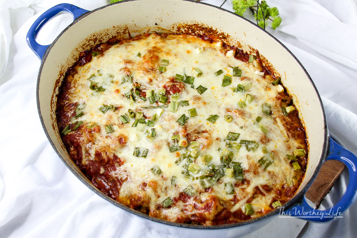 The Best Baked Spaghetti 
