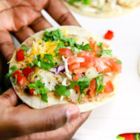 Get dinner on the table in 20 minutes with my easy Instant Pot Fish Tacos recipe using Alaska Pollock. I'm sharing how I put this taco recipe together and how my family reacted to using seafood versus another type of meat!