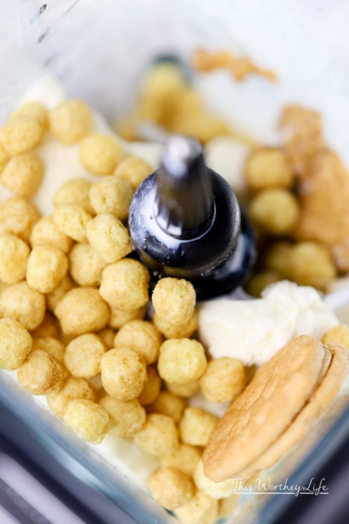 Peanut Butter Breakfast Cereal Cookie Milkshake