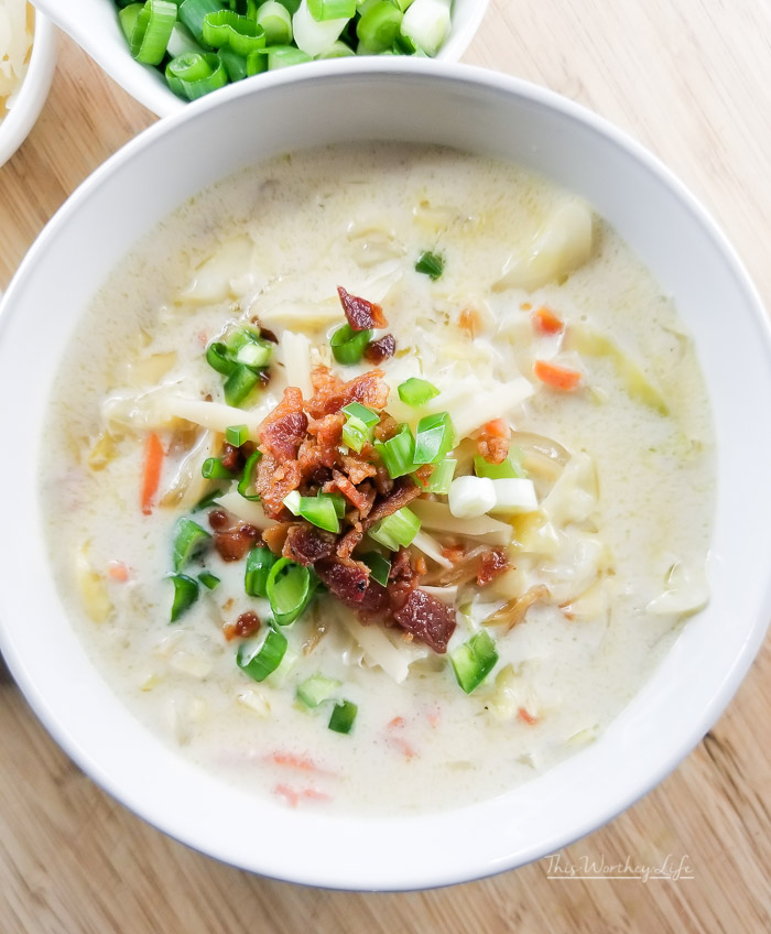 The Best Creamy Cabbage Soup