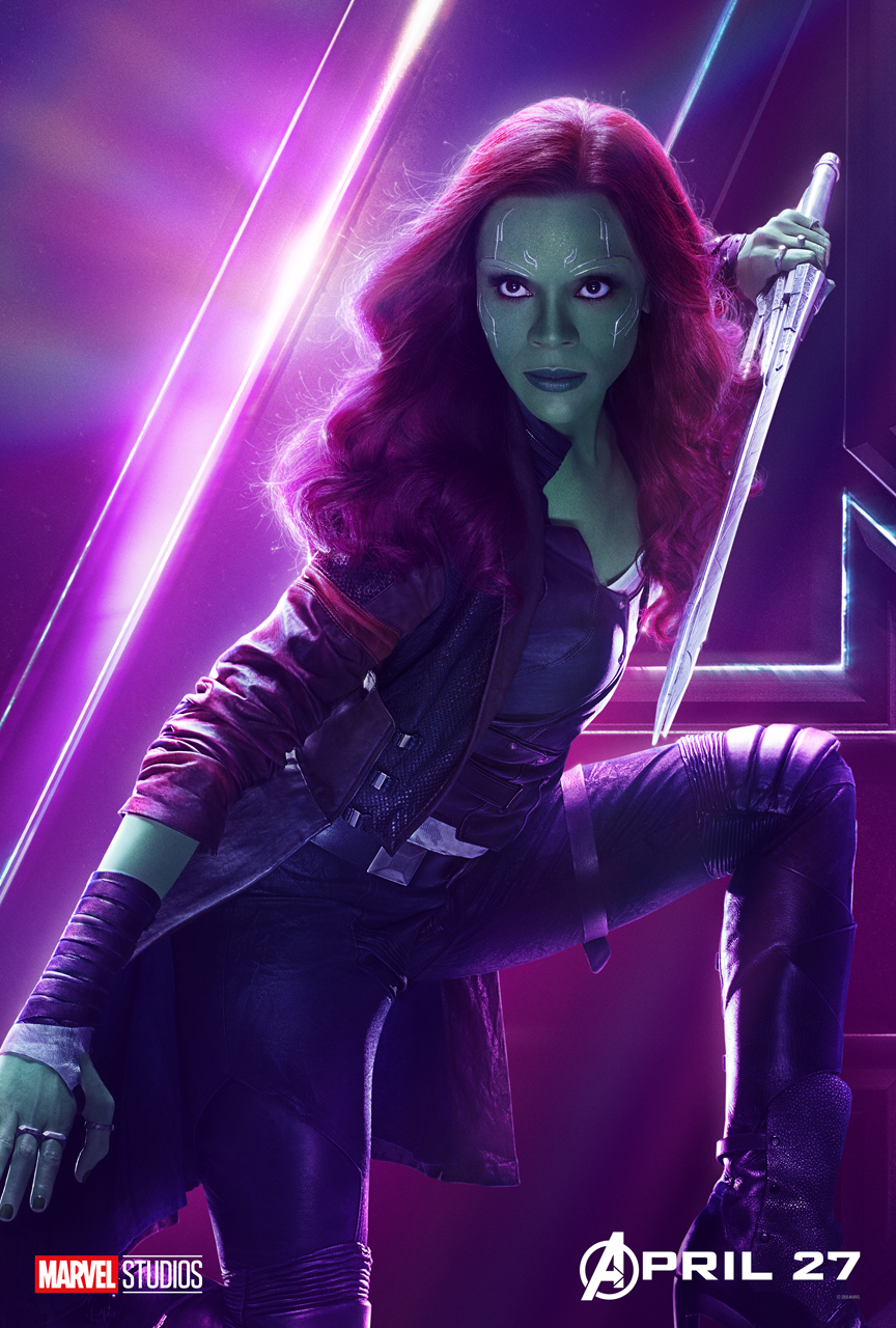 Infinity War Gamora Poster