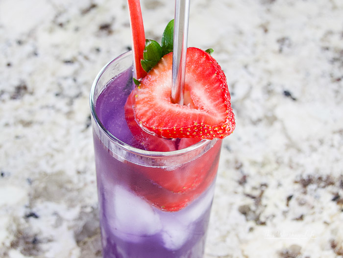 Rhubarb Gin Drink