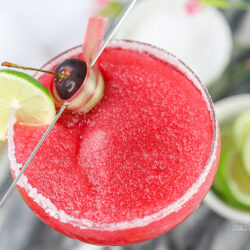 Summer Cocktail: Cherry + Rhubarb Margarita
