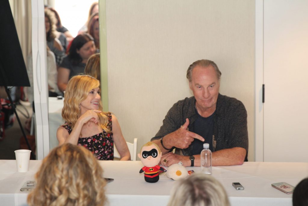 Craig T. Nelson (voice of “Bob Parr / Mr. Incredible”) & Holly Hunter (“Helen Parr / Elastigirl”)