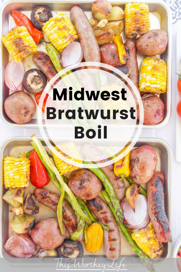 We're sharing how we make a Midwest Bratwurst Boil, something we're known for here in the Midwest. A Midwest boil consists of fresh veggies, brats and seasoning tossed on the grill. Grab the recipe on our food blog, as well as the beer that pairs well with our bratwurst boil. 