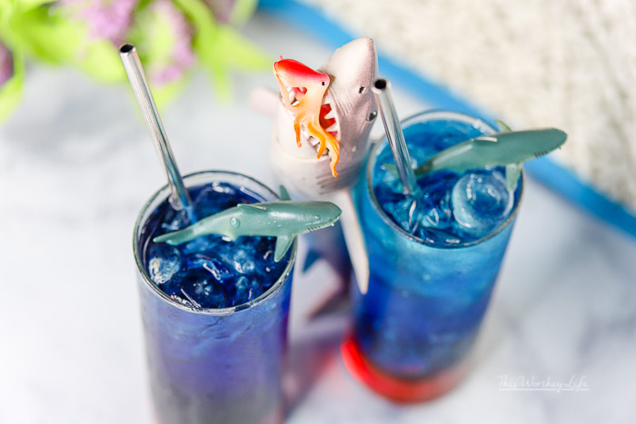 It's Shark Week- Blood In The Water Mocktail