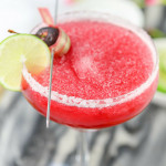 Made with wonderful simple syrup of Michigan cherries, rhubarb, and tequila, this margarita is here to get the party started. With fresh rhubarb and cherries plentiful, this summer serve our cherry + rhubarb margarita! 