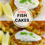Here's a simple seafood recipe on how to make codfish cakes with Garlic Scapes Mayo with Capers
