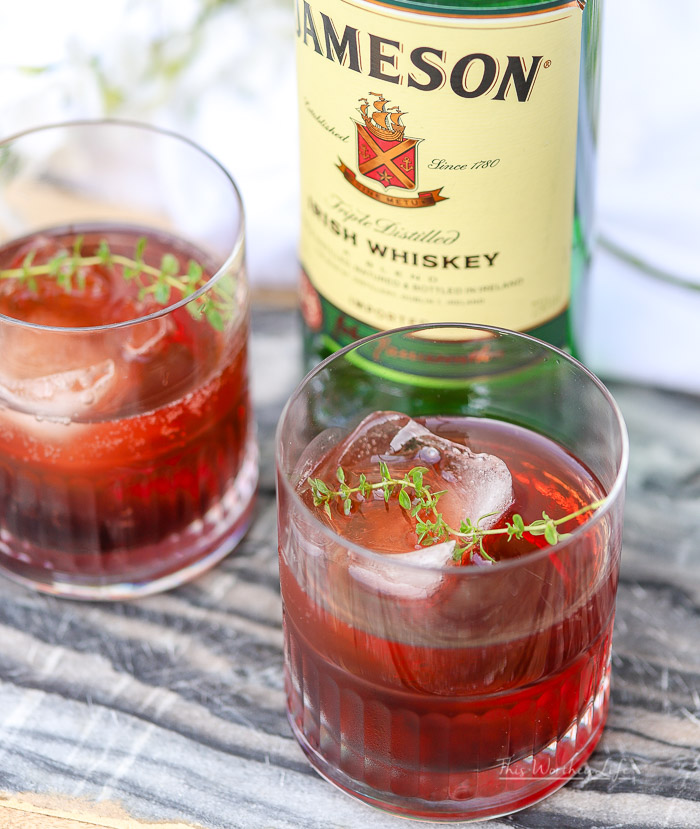 Summer Cocktail ideas using Jameson Whiskey and cherries