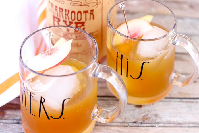 Fall is here, and we're pulling out all things apple cider in our new cocktail made with rye whiskey, apples, peaches, and cinnamon. See how to make this fall cocktail made with whiskey and why it should be on your drinking list for this season.