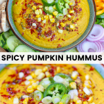 Fall calls for all things pumpkin, and we believe our spicy pumpkin hummus fits the bill. Filled with fresh veggies, pumpkin, and a few key ingredients, this pumpkin hummus will keep you coming back for more!