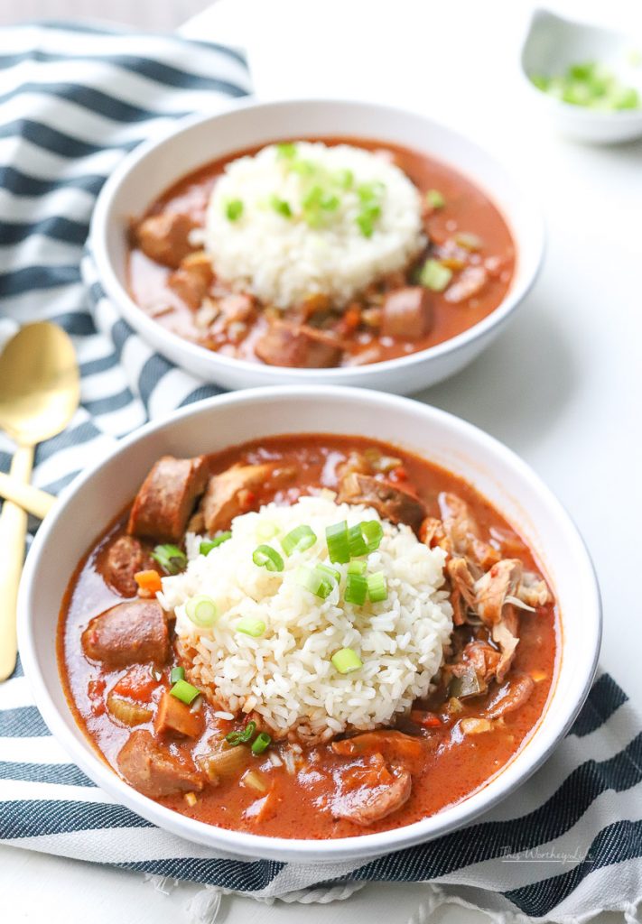 Chicken Gumbo Mardi Gras recipe