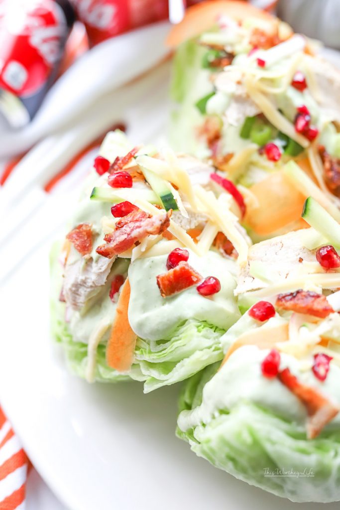 Healthy Chicken Recipe | Loaded Rotisserie Chicken Wedge Salad