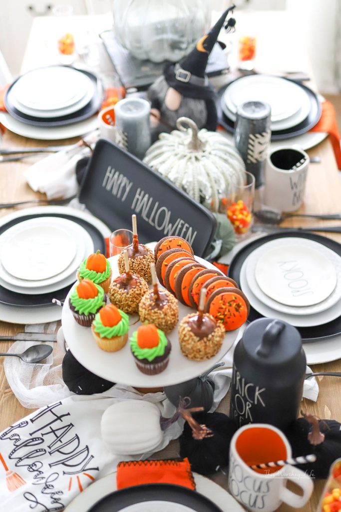 Halloween Party Idea using Rae Dunn decor