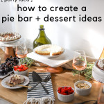 We're sharing how we put together this super easy pie bar, as well as the best, frozen desserts to use at your upcoming holiday party. Head to the frozen desserts aisle of your grocery store to pick up your favorite Edwards pie and make entertaining a breeze!