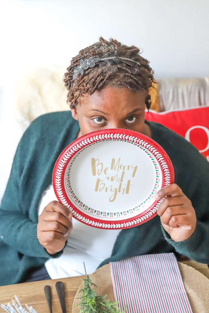 How To Set A Holiday Table With Paper Plates